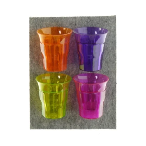 Plastkopper (4 stk) (str. 8 x 7 cm)