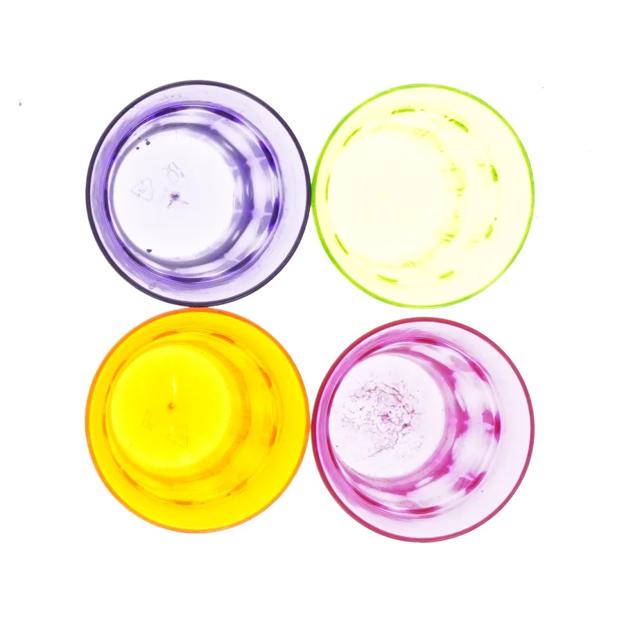 Plastkopper (4 stk) (str. 8 x 7 cm)