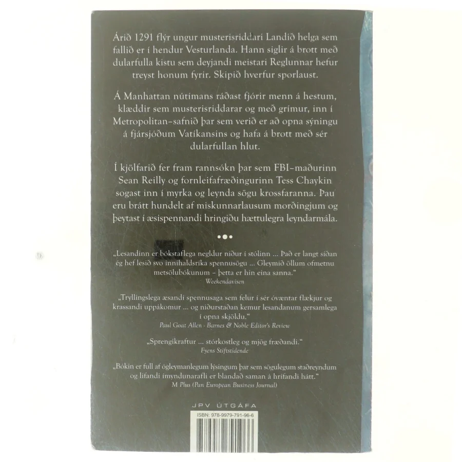 Raymond Khoury – Síðasti Musterisriddarinn