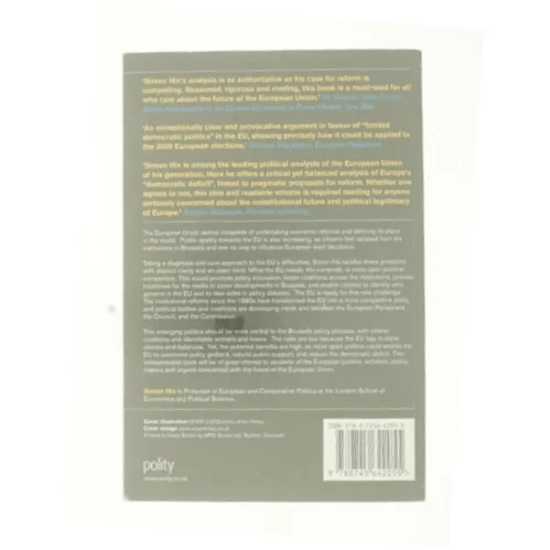 What's Wrong with the Europe Union and How to Fix It af Simon Hix (Bog)