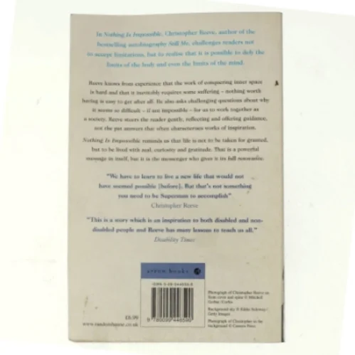 Nothing is Impossible af Christopher Reeve, Matthew Reeve (Bog)