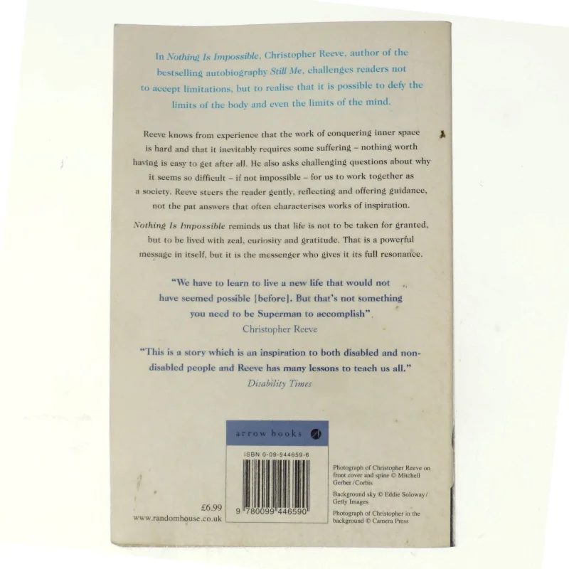 Nothing is Impossible af Christopher Reeve, Matthew Reeve (Bog)