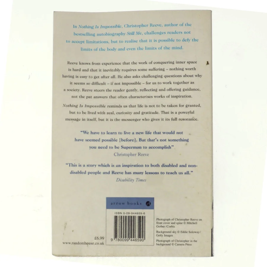 Nothing is Impossible af Christopher Reeve, Matthew Reeve (Bog)