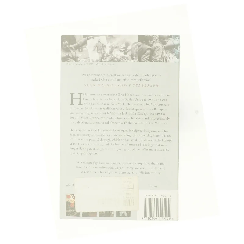 Interesting times : a twentieth-century life (Bog)