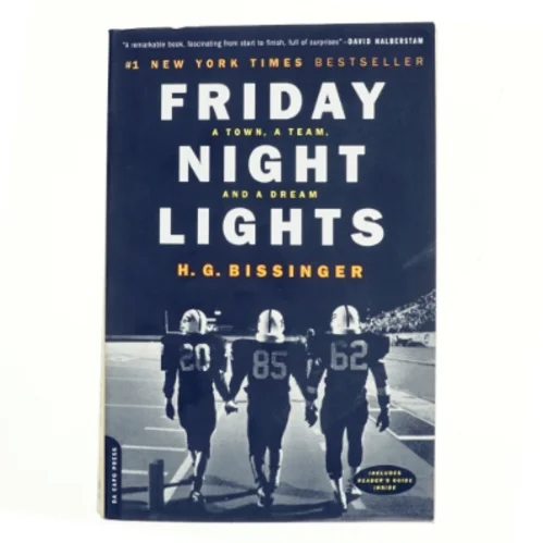 Friday night lights af H. G. Bissinger (Bog)