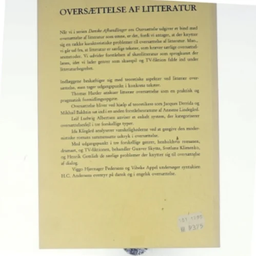 Oversættelse af Litteratur