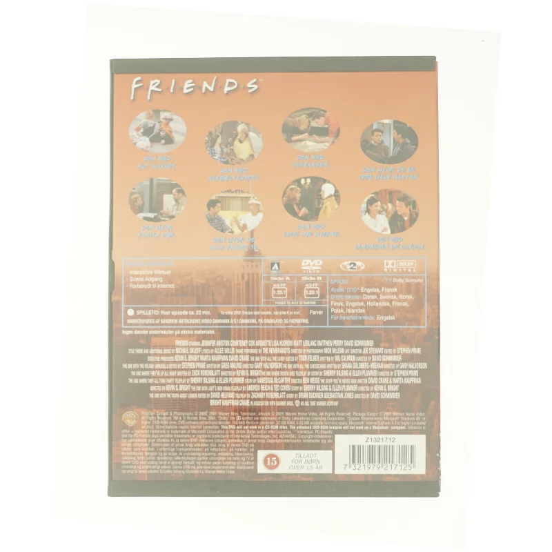 Friends - Sæson 7, episode 9-16 fra DVD