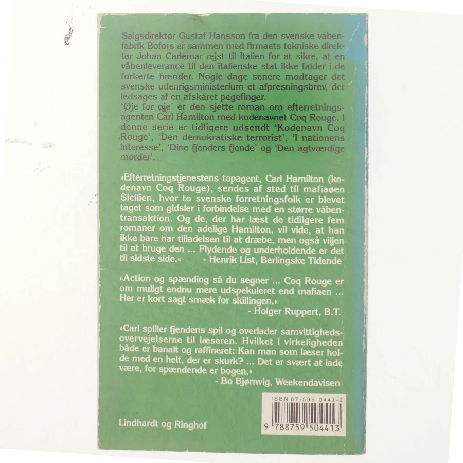 Øje for øje af Jan Guillou (Bog)