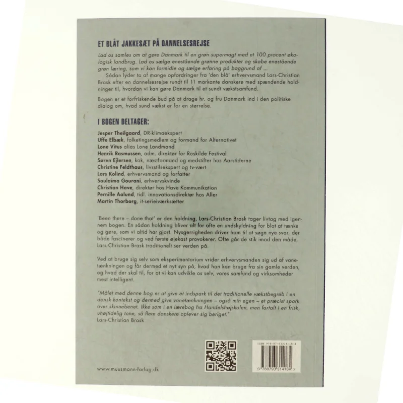 Vilje til forandring af Lars-Christian Brask (Bog)