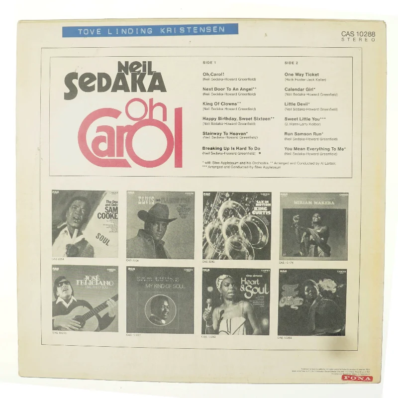 Oh Carol, Neil Sekada