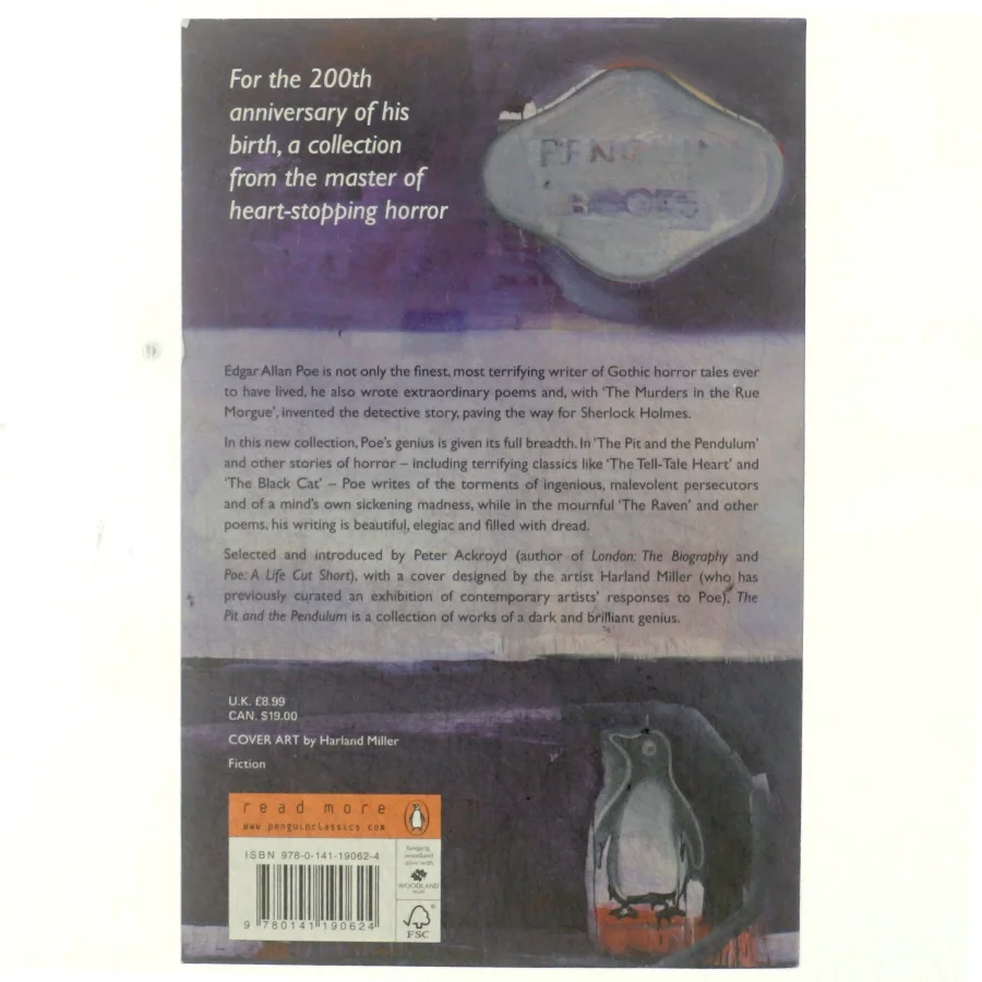 The Pit and the Pendulum af Edgar Allan Poe (Bog)