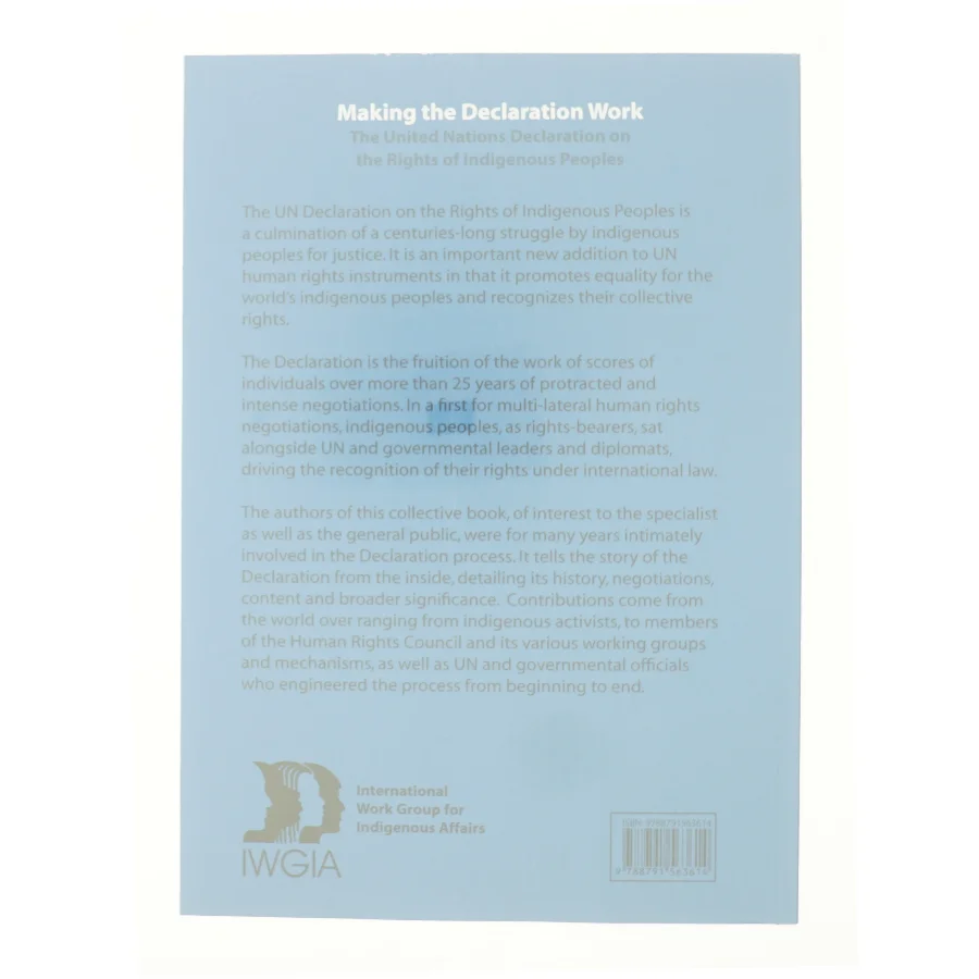 Making the Declaration Work: the United Nations Declaration on the Rights of Indigenous Peoples (Bog)