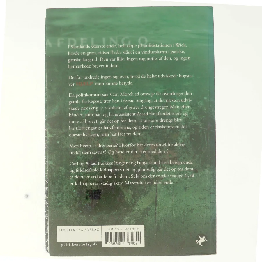 Flaskepost Fra P af Adler-Olsen, Jussi (Bog)