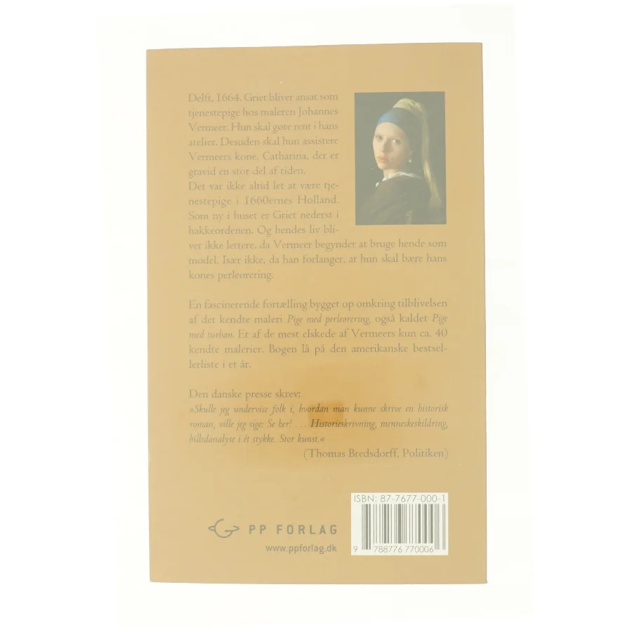 Pige med perleørering af Tracy Chevalier (Bog)