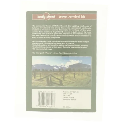Lonely Planet New Zealand: a Travel Survival Kit af Wheeler, Tony / Keller, Nancy (Bog)