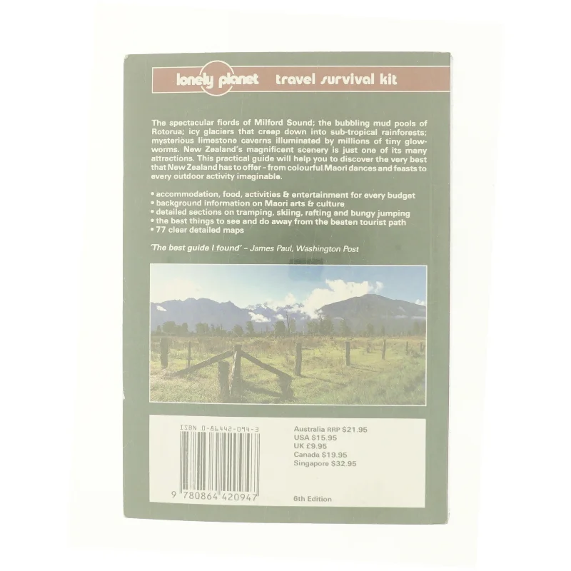 Lonely Planet New Zealand: a Travel Survival Kit af Wheeler, Tony / Keller, Nancy (Bog)