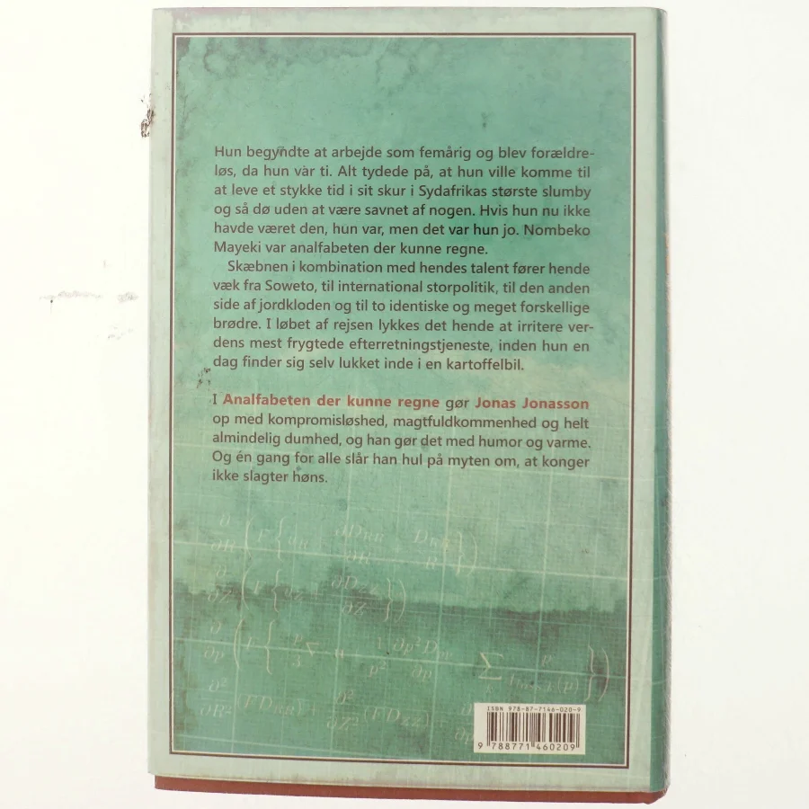 Analfabeten der kunne regne af Jonas Jonasson (Bog)