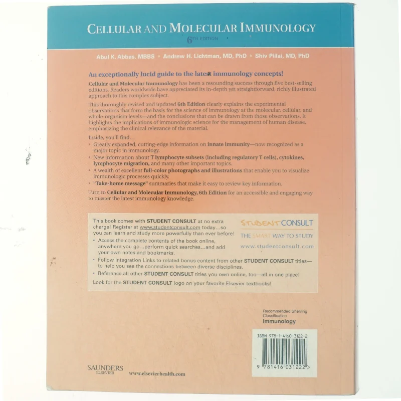 Cellular and molecular immunology (Bog)