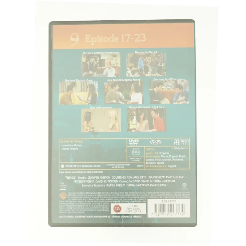 Friends: Season 9 Episodes 17-23                            <span class="label label-blank pull-right">Standard edition</span> fra DVD