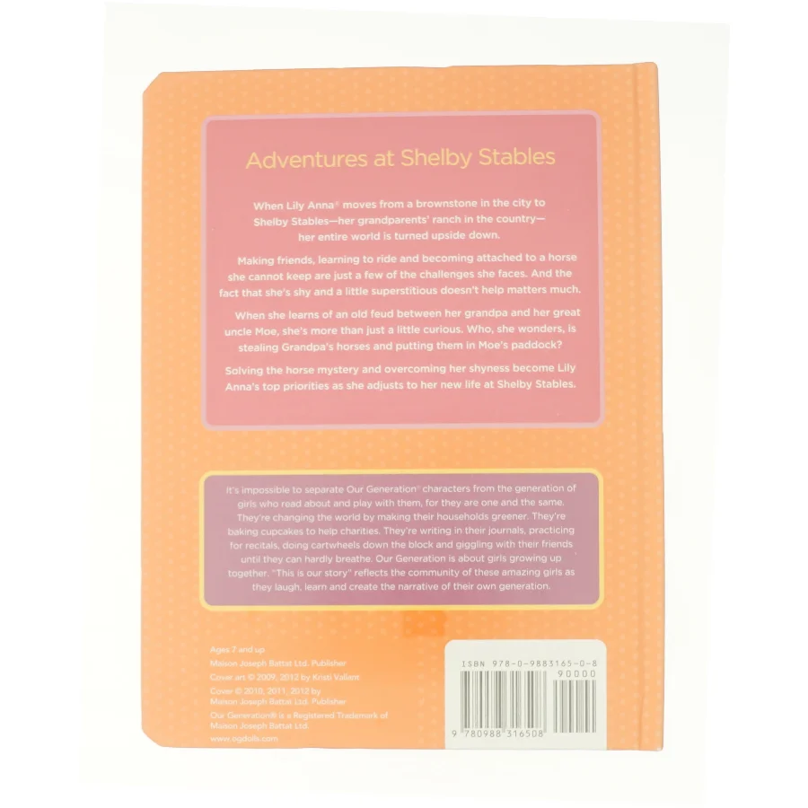 Our Generation: Adventures at Shelby Stables af Julie Driscoll (Bog)
