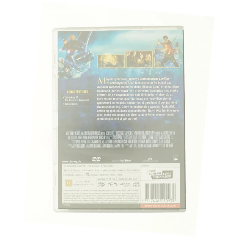Troldmandens Lærling fra DVD