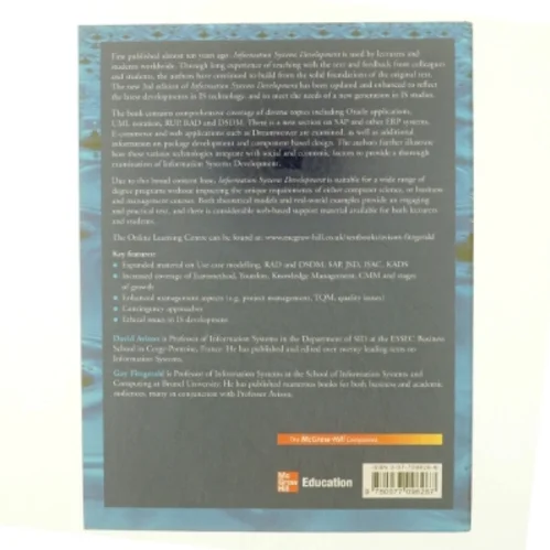 Information systems development : methodologies, techniques, and tools (Bog)