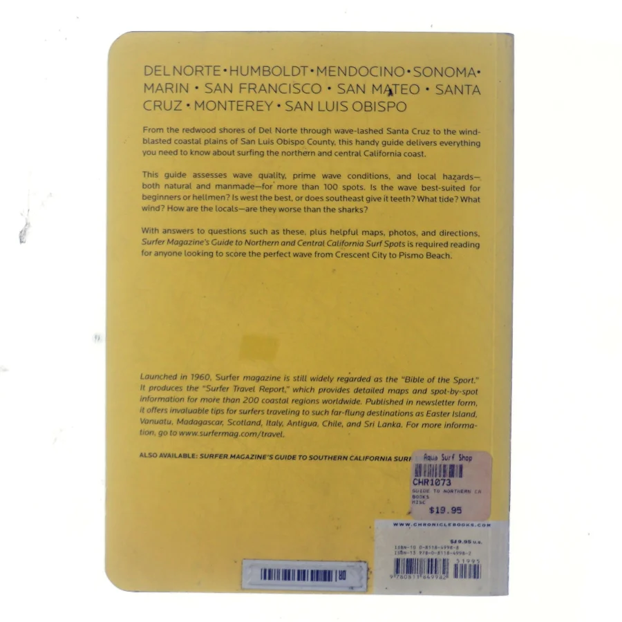 Surfer Magazine's Guide to Northern and Central California Surf Spots af The Editors of Surfer Magazine (Bog)