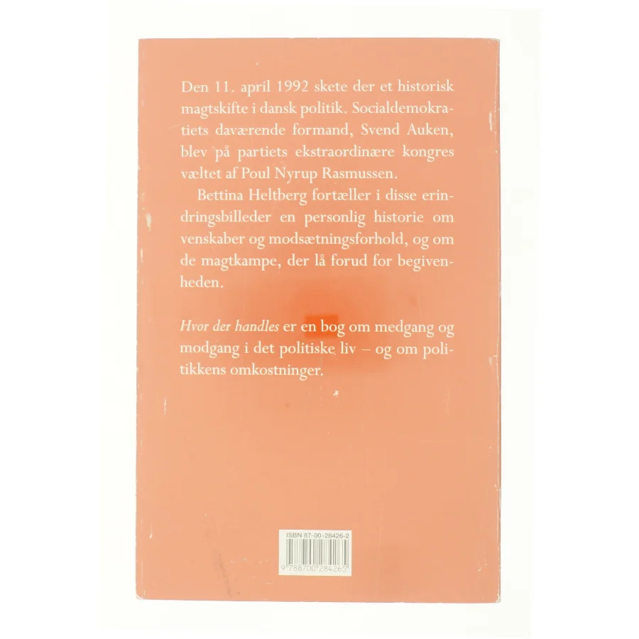 Hvor der handles af Bettina Heltberg (Bog)