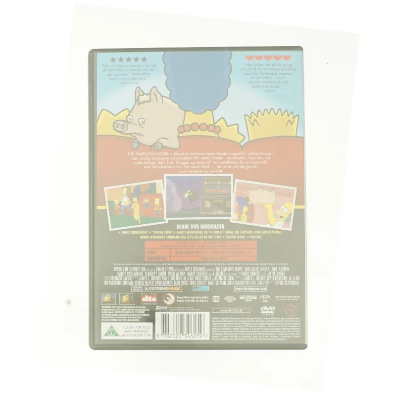 The Simpsons Movie fra DVD