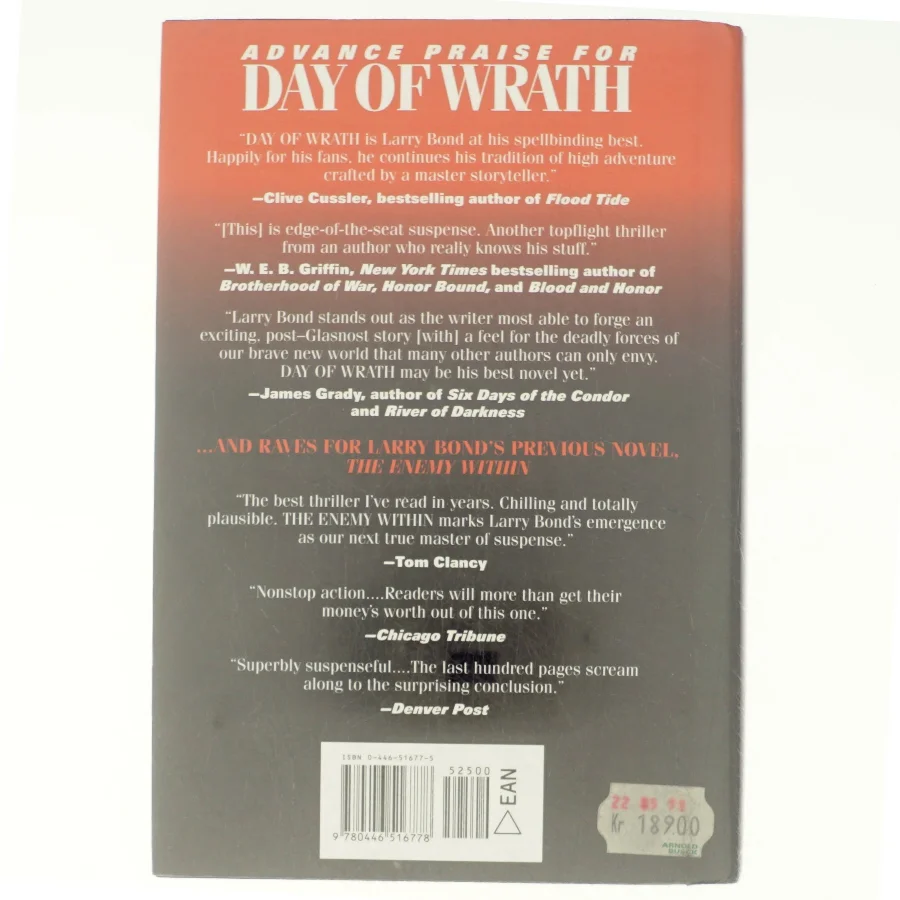 Day of Wrath af Larry Bond (Bog)