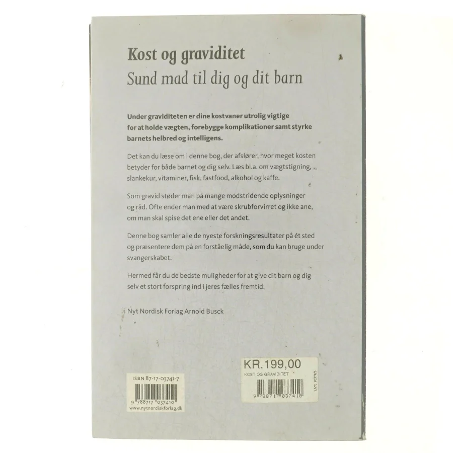 Kost & graviditet af Jerk W. Langer (Bog)