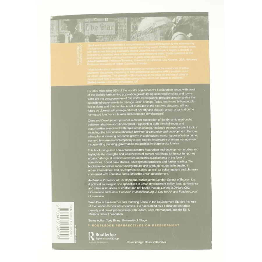 Cities and Development by Sean, Goodfellow, Tom, Beall, Jo Fox af Jo Beall (Bog)