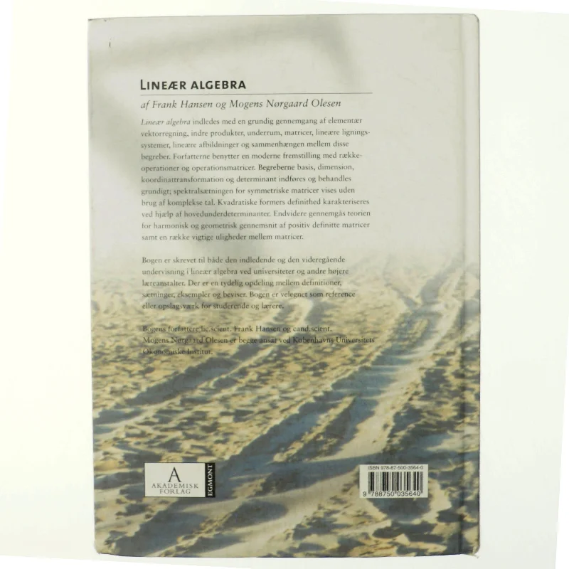 Lineær algebra (Bog)