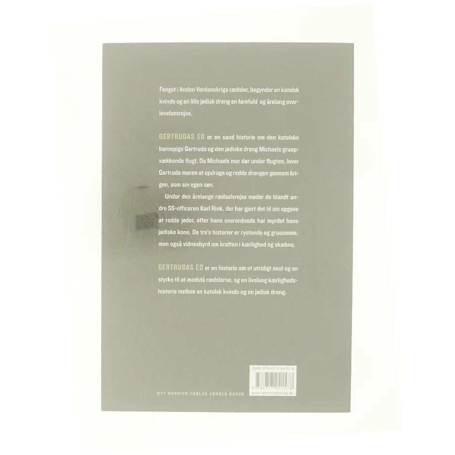 Gertrudas ed : et barn, et løfte og en heltemodig flugt under anden verdenskrig af Ram Oren (Bog)