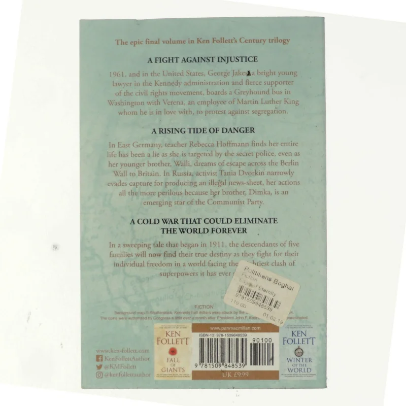 Edge of Eternity af Ken Follett (Bog)