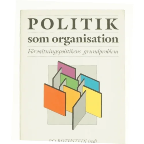 Politik som organisation (Bog)