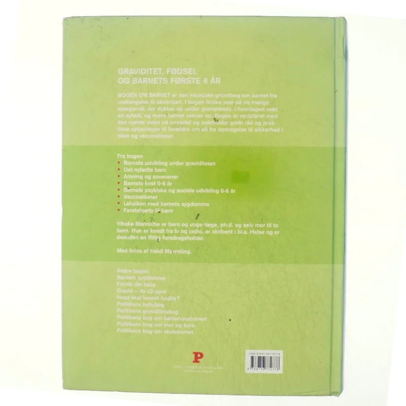 Bogen om barnet af Vibeke Manniche (Bog)