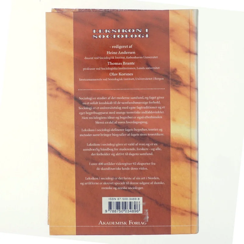 Leksikon i sociologi (Bog)