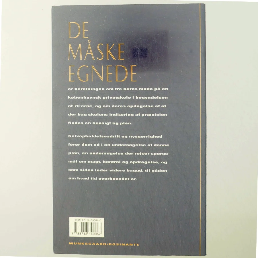 De måske egnede : roman af Peter Høeg (Bog)