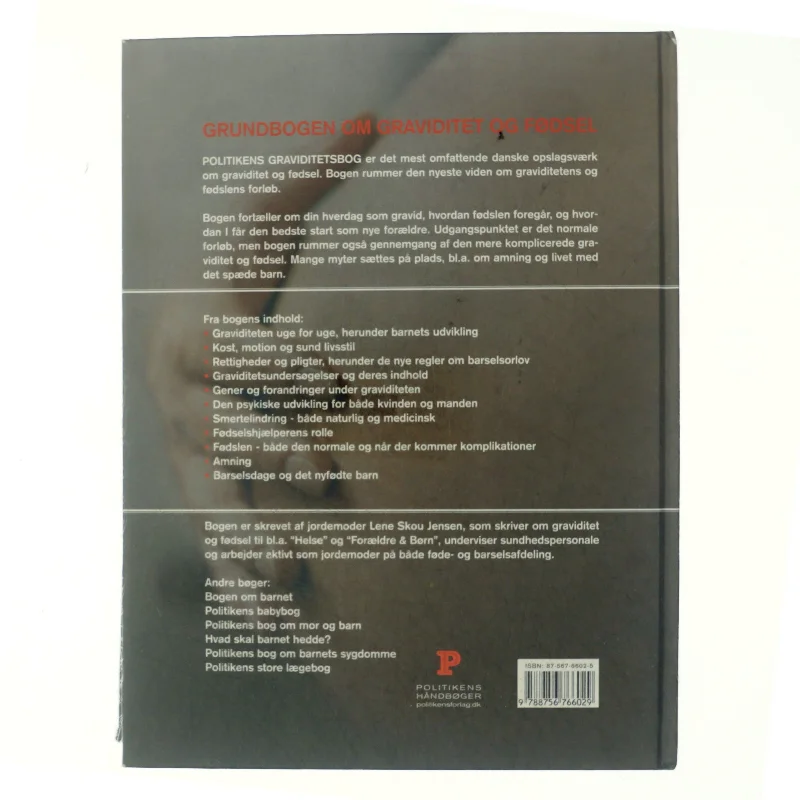 Politikens graviditetsbog af Lene Skou Jensen (Bog)