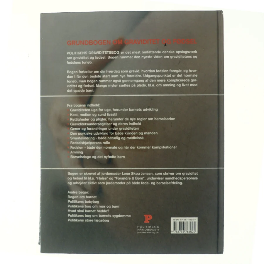Politikens graviditetsbog af Lene Skou Jensen (Bog)
