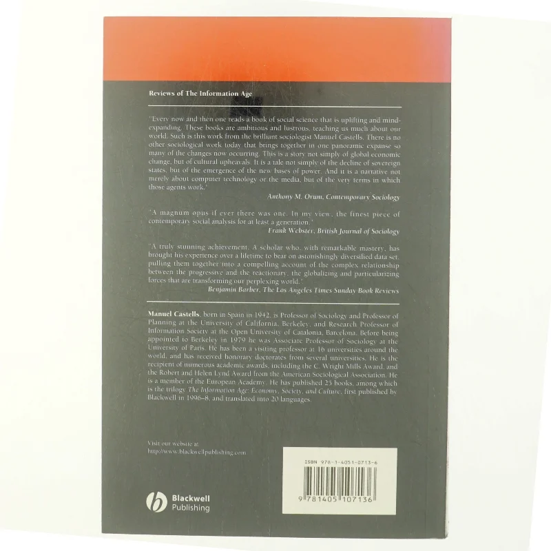 The information age : economy, society, and culture af Manuel Castells (Bog)