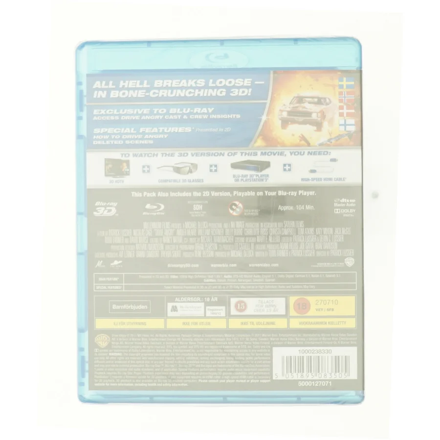 Drive Angry 3D fra DVD