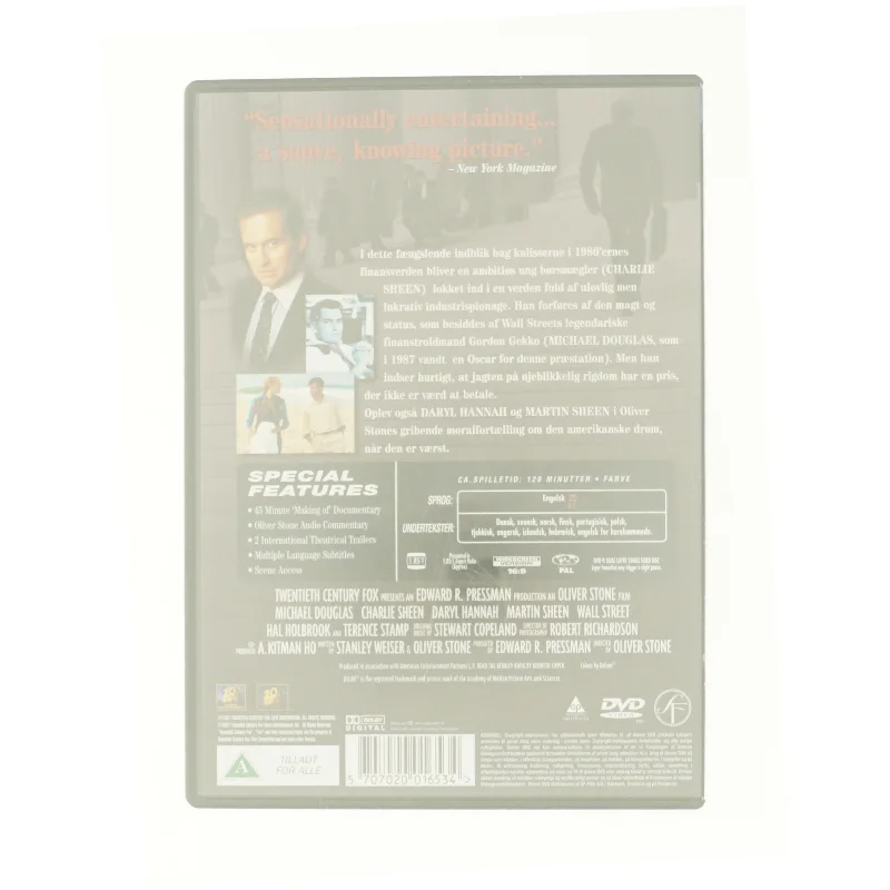 Wall Street (DVD) (Bog)