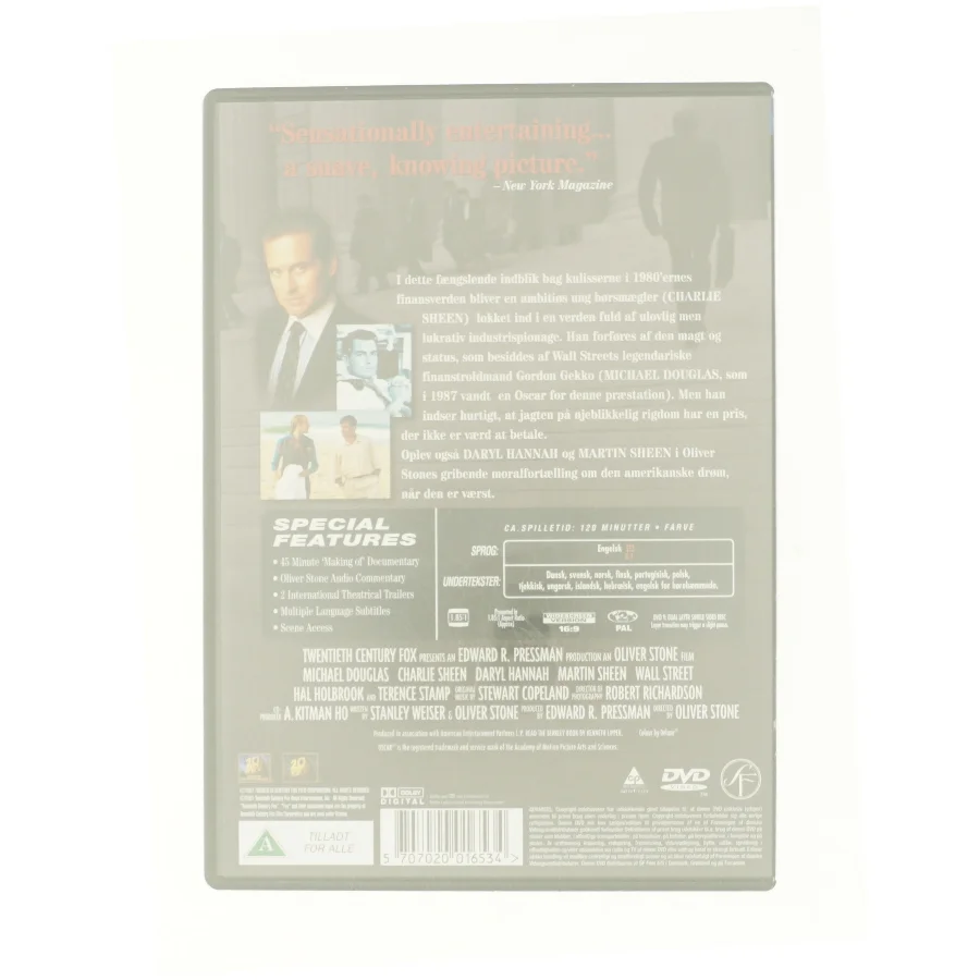 Wall Street (DVD) (Bog)
