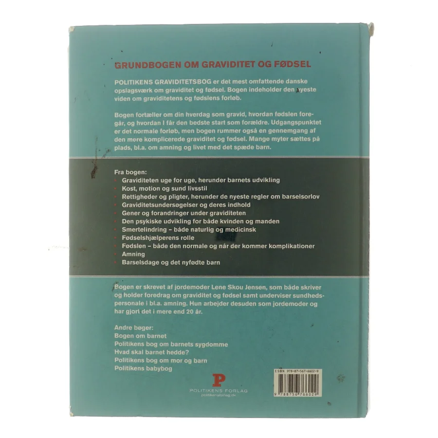 Politikens graviditetsbog af Lene Skou Jensen (Bog)
