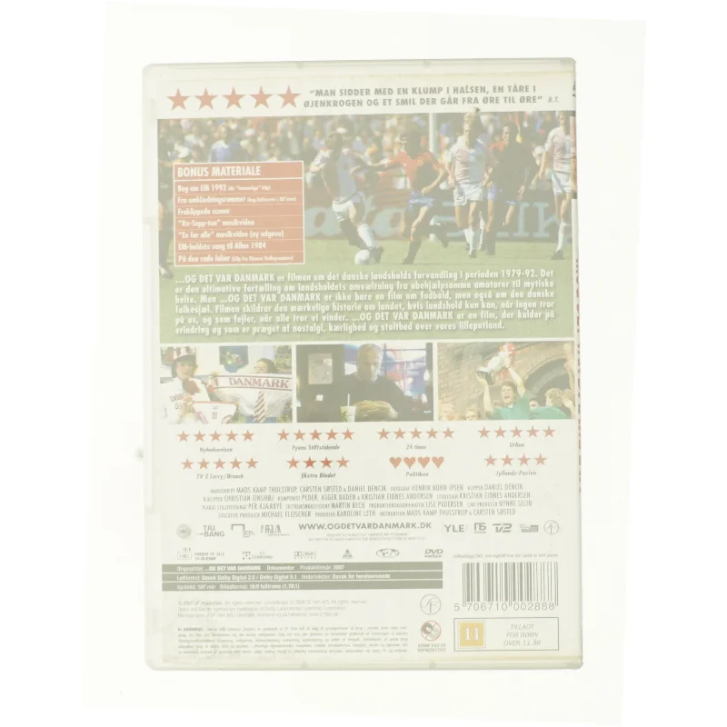 Og det var Danmark fra DVD
