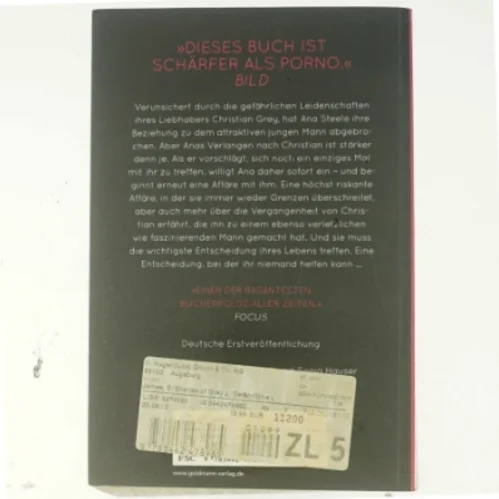 Gefährliche Liebe : Roman = Shades of Grey - Gefährliche Liebe af E L James (Bog)