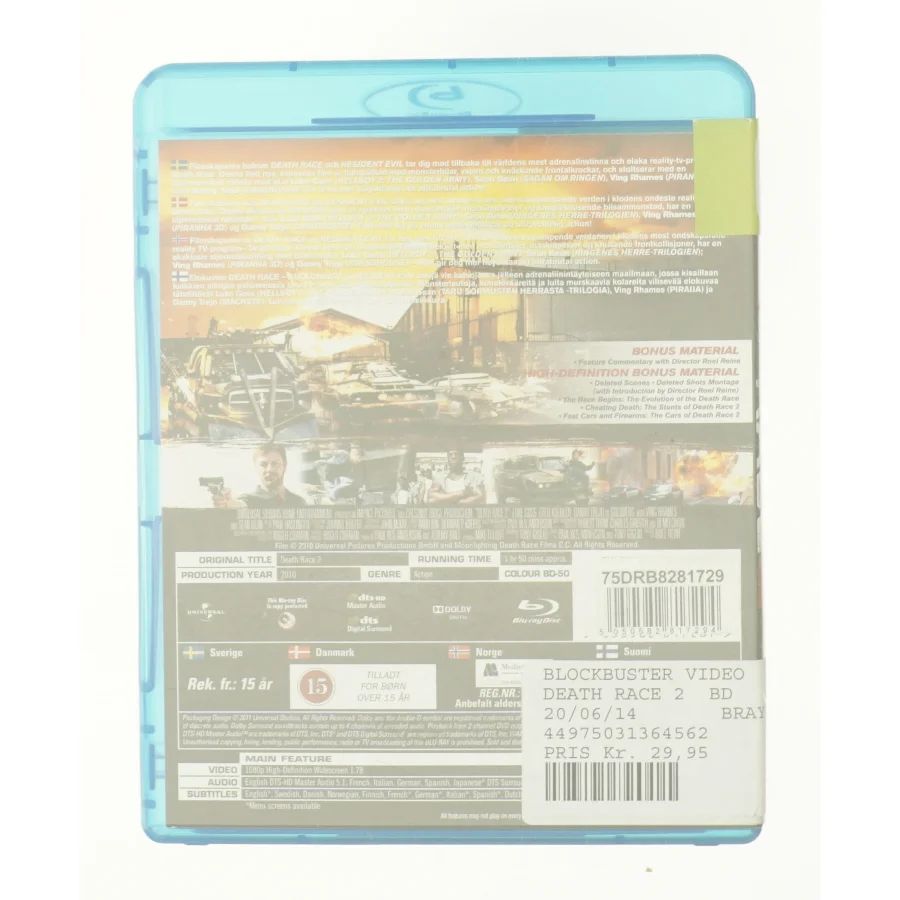 Death Race fra DVD