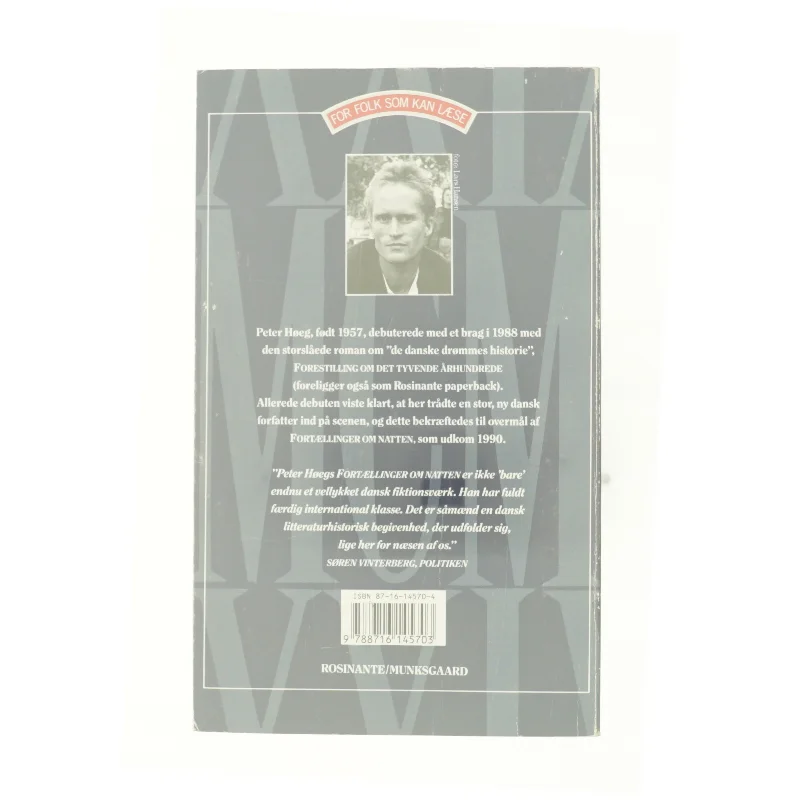 Fort?llinger Om Natten af Peter Hoeg (Bog)
